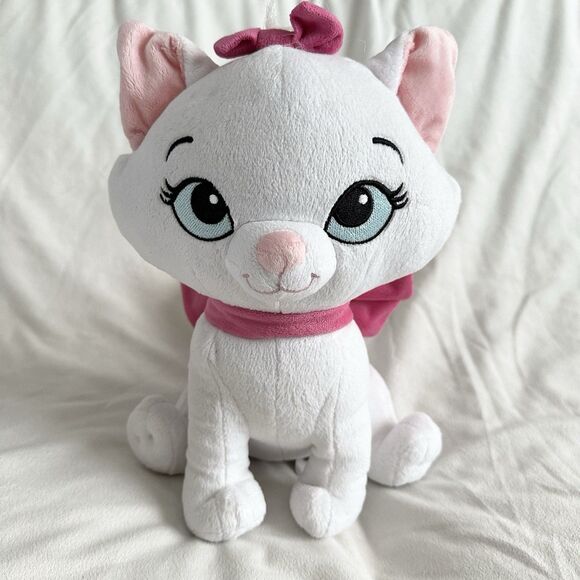Disney Aristocats Marie 11” Sitting Cat Kitten Plush Toy - Picture 1 of 6